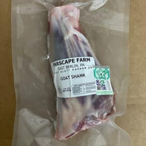 Farscape Farms Goat Shank meat